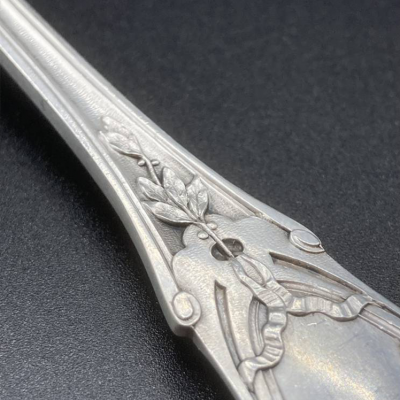 Dusting Machine, Sugar Spoon, Solid Silver. Louis XVI Style