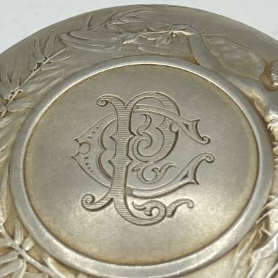 Adolphe RIVET. Silver Box, Period 1900 Art Nouveau