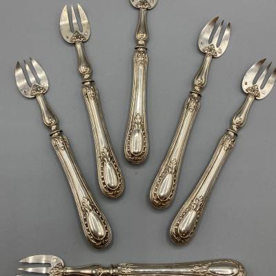 antique silver oyster fork