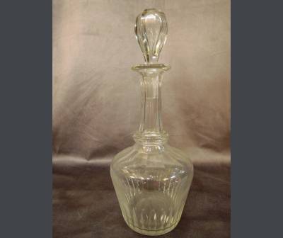 Old crystal decanter