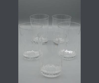 Baccarat. Champigny model. Series Of Five Crystal Whiskey Glasses