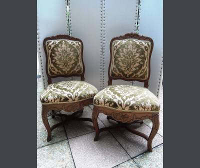 Pair of chairs. Regence. Period. XVIIIth