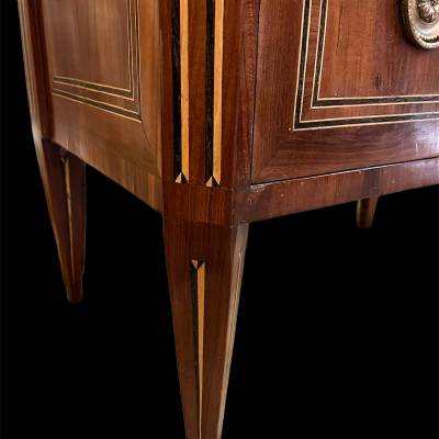 Small Chest Of Drawers Without Crossbeam Louis XVI Era