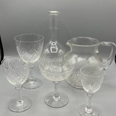 St. Louis.  Crystal Pitcher , +Chantilly Model