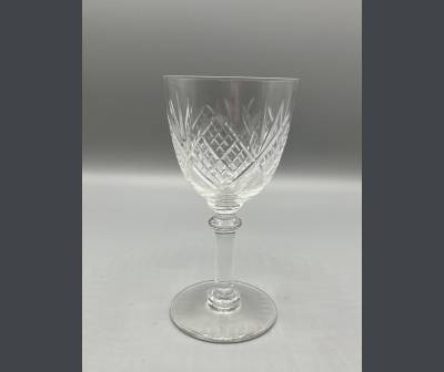 St. Louis.  Set Of 9 Crystal Wine Glasses, +Chantilly Model