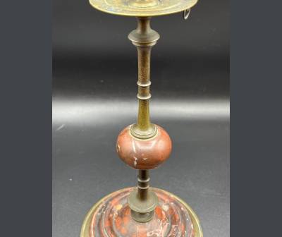 Pair Of Candle Holders, XIXth Century Period