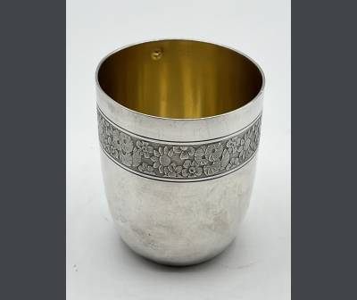 Art Deco Solid Silver Timpani