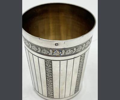 Solid Silver Timpani. Louis XVI Style