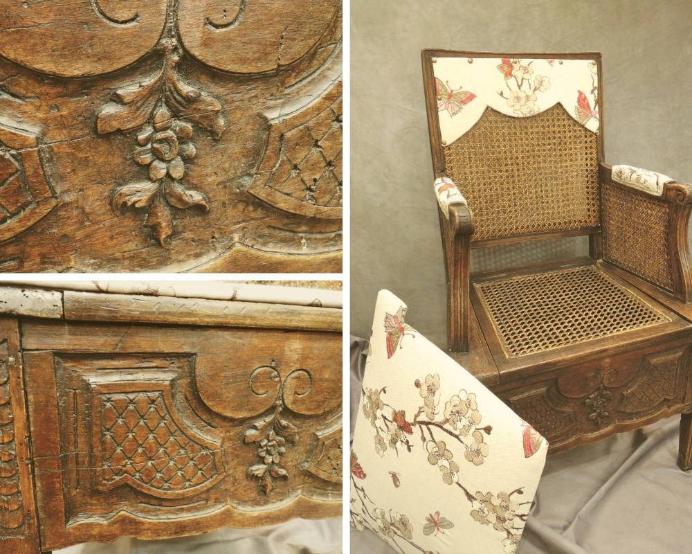 Chaise d'Aisance,de commodité, dite chaise percée XVIIIè