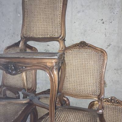 Series Of Eight Chairs. Style XVIIIè, Regence.
