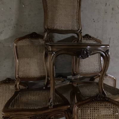Series Of Eight Chairs. Style XVIIIè, Regence.