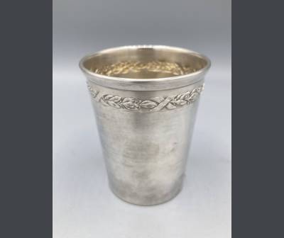 Solid silver tumbler