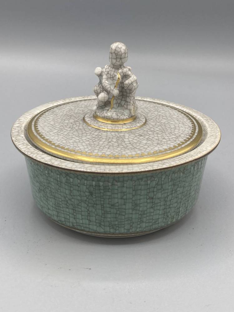 Porcelain Box From Royal Copenhagen. Art Deco Period