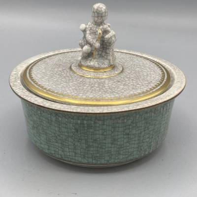 Porcelain Box From Royal Copenhagen. Art Deco Period