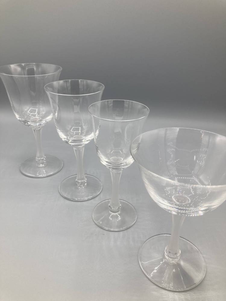 Lalique. Important Glass Service Part, Barsac Model