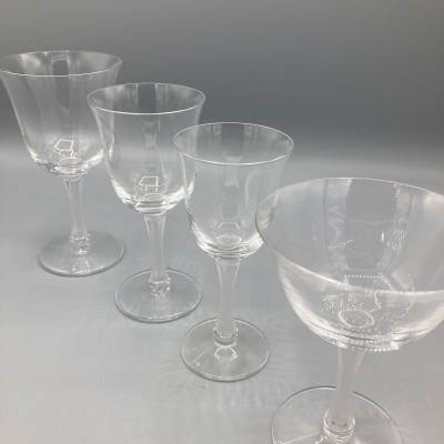 Lalique. Important Glass Service Part, Barsac Model