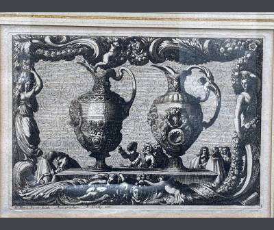 The Other one. Pair Of Engravings. Period XVIIth Century